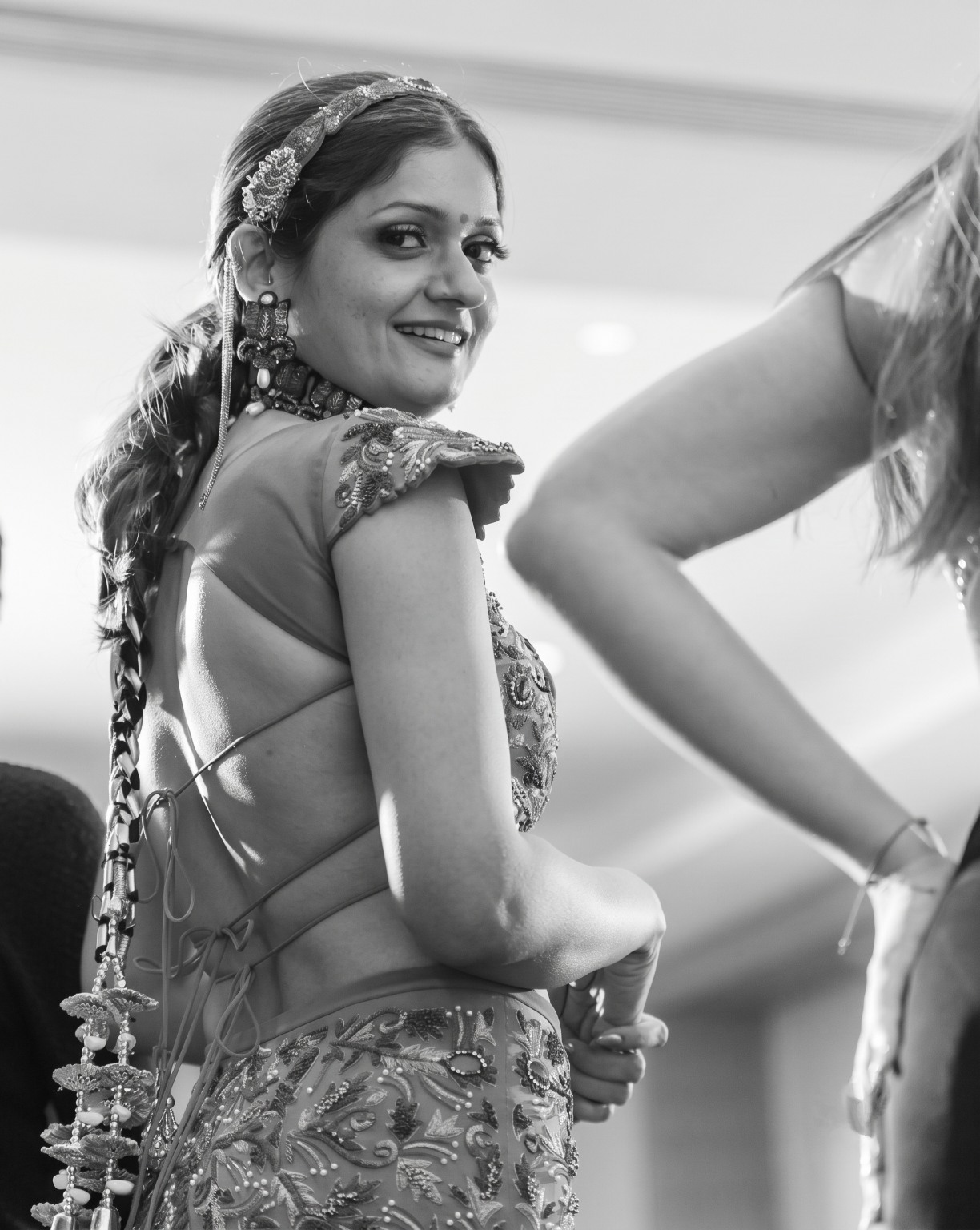 Mandakini Bhatia in traditional Indian attire