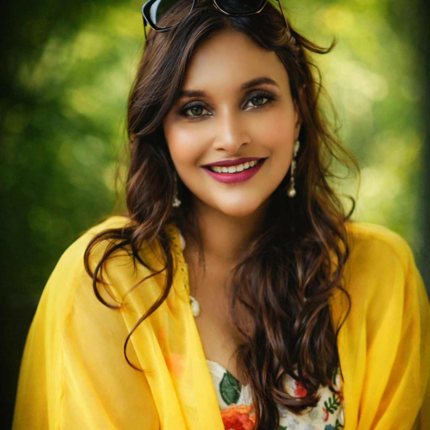 in a photoshoot